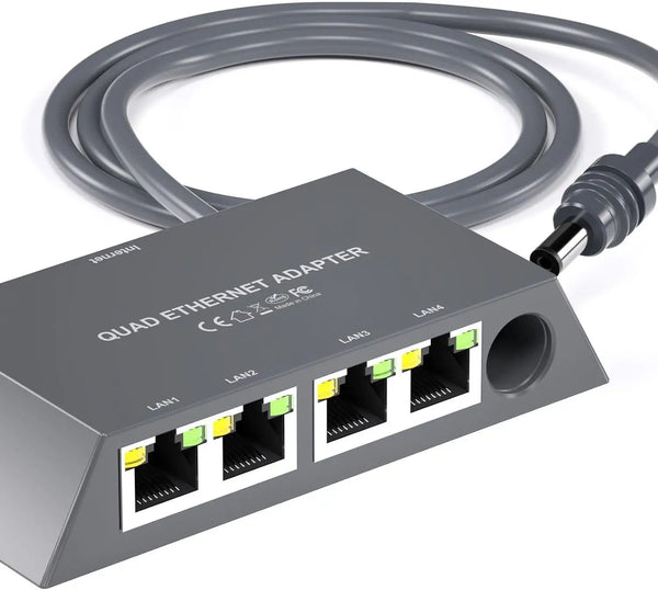 Ethernet adapter, 4 ports (Mini / Gen 3)